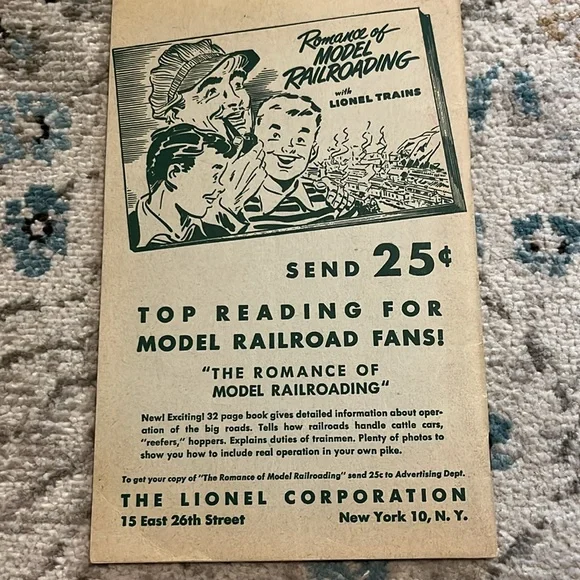 Vintage Train Instruction Books Collection 1950s Lionel & Gilbert American Flyer - Picture 9 of 16